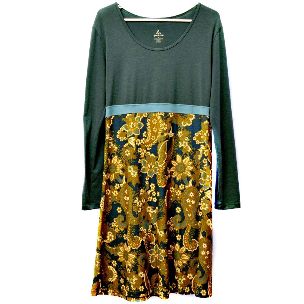 PrAna Long Sleeve Tee Shirt Dress
